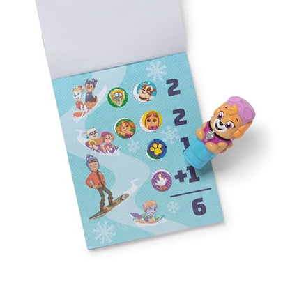 Melissa & Doug Sticker Wow! PAW Patrol Skye Stamper Toy and Activity Pad | 300 Surprise Stickers, PAW Patrol Skye Stamper, 24-Page Pad, Mess-Free Travel Toys, Arts & Crafts, Preschool Toys, Ages 3+ - size: 10.0 x 6.0 x 1.85