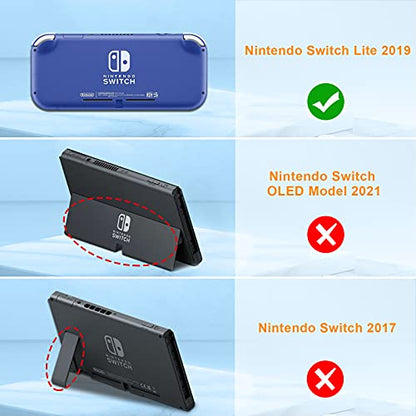 FINTIE Shockproof Carrying Case for Nintendo Switch Lite 2019 | Hard Shell Protective Cover, Portable Travel Storage Bag, Game Card / Micro SD Card Slots, Inner Pocket, Dont Touch - color: dont touch