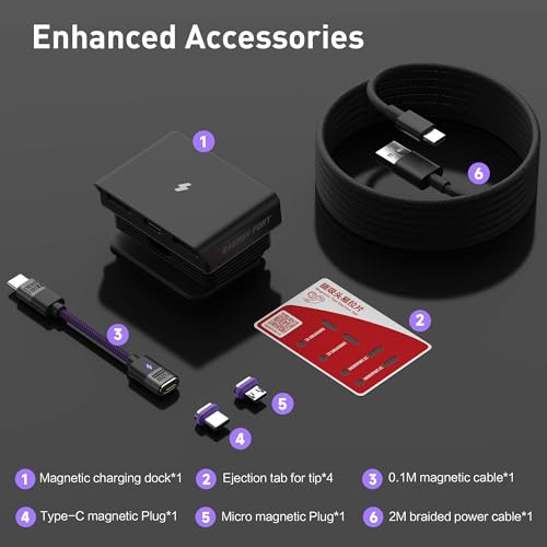 for G Pro X Superlight 2 Gaming Mouse Fast Charging Dock for Razer Viper V3 Pro (2024), PRO X Superlight 2 Lightspeed and Universal USB C Mouse Magnetic Desktop Charger RGB Gaming Room/Man Cave