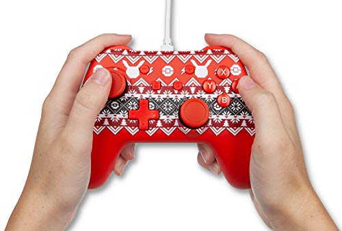 PowerA Wired Controller for Nintendo Switch - Pokémon Holiday Sweater, Gamepad, Game controller, Wired controller, Officially licensed - color: Pokémon Holiday Sweater