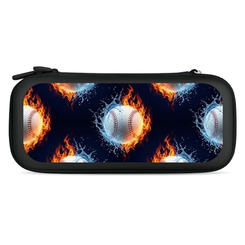 Portable Game Carrying Bag for Switch, Baseball Sports Hard Shell Shockproof Case, Protective Storage Holder Pouch with 15 Game Cartridges - color: Design (323)