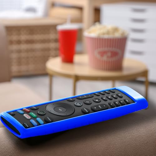 Case for Vizio TV Remote, Cover Compatible with Vizio Smart TV Remote Control XRT136 / XRT140 Silicon Universal Sleeve Skin Blue - color: Non-Glow Blue