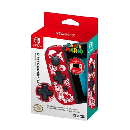 Hori Nintendo Switch D-Pad Controller (L) (Super Mario) By - Officially Licensed By Nintendo - Nintendo Switch - style: Super Mario