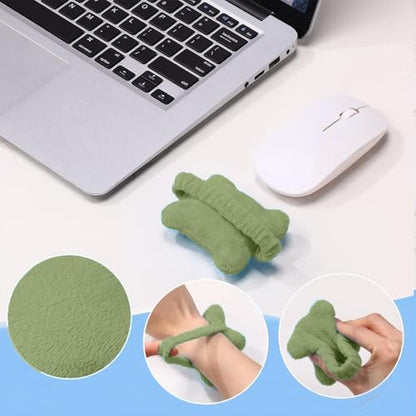 Mouse Wrist Rests Hand Pillow—Wrist Rest Pad,Small Wrist Support for Keyboard with Elastic Band for Office Laptop Gaming