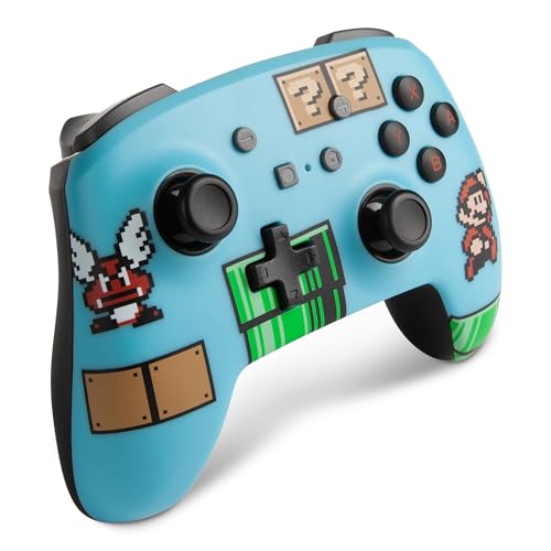 PowerA Enhanced Wireless Controller for Nintendo Switch - SMB3, Switch Lite/Switch-OLED Model, Nintendo Switch 2, Gamepad, game controller, Bluetooth controller (Amazon Exclusive) - color: Super Mario Bros. 3