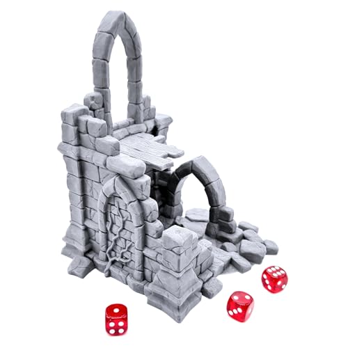 EnderToys Ruined Church - Ruined Tower by Makers Anvil, 3D Printed Tabletop RPG Scenery and Wargame Terrain 28mm Miniatures