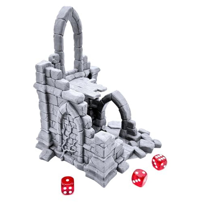 EnderToys Ruined Church - Ruined Tower by Makers Anvil, 3D Printed Tabletop RPG Scenery and Wargame Terrain 28mm Miniatures