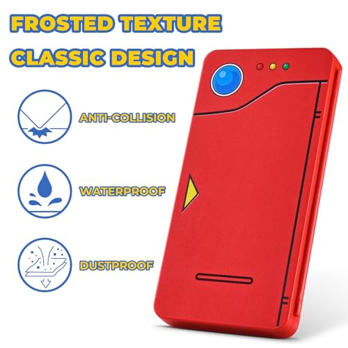 FUNLAB Switch 2 Game Card Case for Nintendo Switch 2/OLED Games & Micro SD Cards, Switch Game Card Holder with 24 Game Card Storage Cute - Red