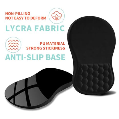 Ergonomic Mouse Pad Wrist Support with Memory Foam Massage Bulge, Carpal Tunnel Pain Relief Mousepad Wrist Rest for Mouse(12x8 inch, Black) - color: Kg002-black