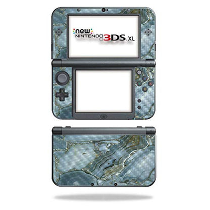 MightySkins Carbon Fiber Skin for Nintendo New 3DS XL (2015) - Crystal Rock | Protective, Durable Textured Carbon Fiber Finish | Easy to Apply, Remove, and Change Styles | Made in The USA - color: Crystal Rock