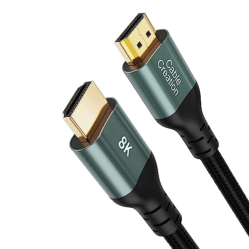 CableCreation 6.6ft 8K HDMI Cable - 48Gbps, eARC, HDR, HDCP 2.2/2.3 - color: Green, size: 6.6Ft
