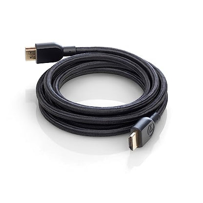 Elgato Ultra High Speed HDMI Cable, Certified 2.1 | 48 Gbit/s bandwidth, Supports 8K60 and 4K120, VRR and ALLM, eARC with Dolby Atmos, Braided jacket, 6.5ft length