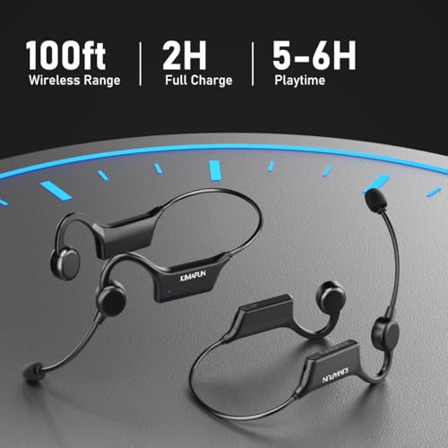 KIMAFUN IP67 Waterproof Wireless Fitness Microphone, 2.4G Lightweight Ergonomic Design Headset Mic Used in Swimming Pool, Fitness Sports, Yoga, Gym, Class, Speaker, Laptop, Tablet for 2 People, GWP92 - size: GWP92(2TX+1RX)