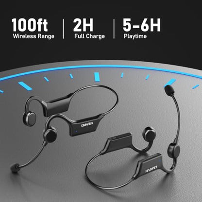 KIMAFUN IP67 Waterproof Wireless Fitness Microphone, 2.4G Lightweight Ergonomic Design Headset Mic Used in Swimming Pool, Fitness Sports, Yoga, Gym, Class, Speaker, Laptop, Tablet for 2 People, GWP92 - size: GWP92(2TX+1RX)
