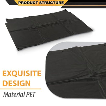 CNNELL Hood Insulation Pad w/ Clips Compatible with Chevy Caprice Impala 1991-1996 Black - style: 1991-1996 Chevy Caprice Impala