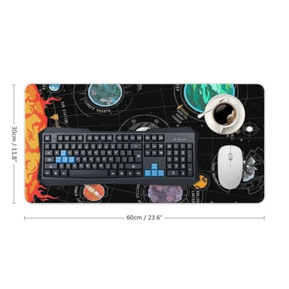 Gaming Mouse Pad, Outer Wilds System Mouse Pad 11.8x23.6 Inch Large Extended Computer Mouse Mat Keyboard Full Desk Mousepad for Gaming, Office, Home - color: style-21, size: 11.8 x23.6-Inch