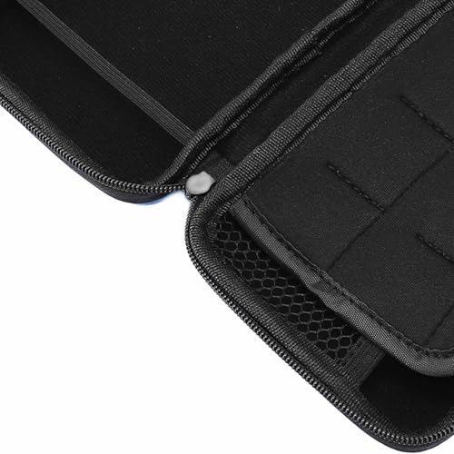 Hard Shell Carrying Case for New 3DS XL/2DS XL - Travel Protective Storage with 8 Game Cartridge Slots & Water Proof PU Exterior (Blue) - color: Blue