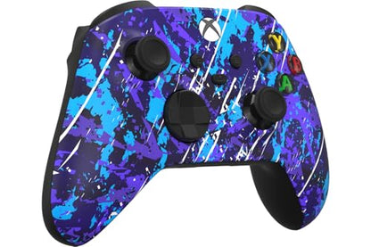 Custom Controllerzz Wireless Controller for Microsoft Xbox Series X/S & Xbox One - Custom Soft Touch Feel - Custom Series X/S Controller (X/S Midnight Surge) - color: X/S Midnight Surge