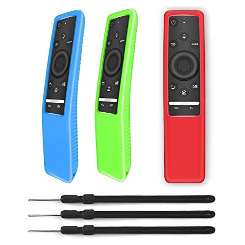 Samsung 3 Pack Silicone Protective Case for Smart TV Remote Control BN59 Series - Anti-Lost Shockproof Glowing Cover Skin Sleeve Protector for 4K Ultra HDTV Remote
