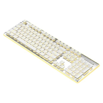 ordinarYone Silents Mechanical Gaming Keyboards 104Keys USB Cord With RGBs Backlit And IPX4 Waterproof For Laptop Accessories
