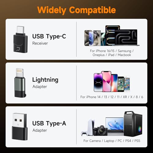 COMICA Revo S Wireless Handheld Microphone, Professional Handheld Interview Mic for iPhone16 15, Android Phones Laptops PC with USB-C Plug, Reporter Mic for Content Creators, Interviews, Reporting | Professional Interview Microphone with Plug & Play, Nois