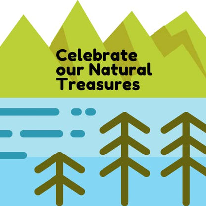 National Parks Puzzle 100 Piece for Kids - USA Jigsaw Puzzle | Featuring Acadia, Yellowstone, Zion & more, great national park gift for kids - style: Our National Parks 100pc