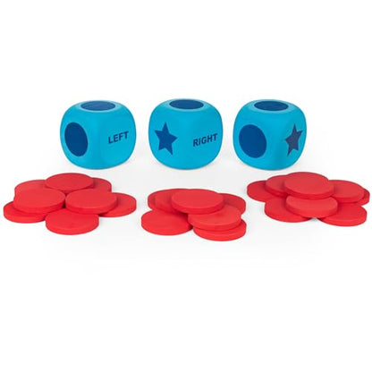 Spin Master Games Left Center Right Giant Edition Family Game - style: Giant Left Center Right