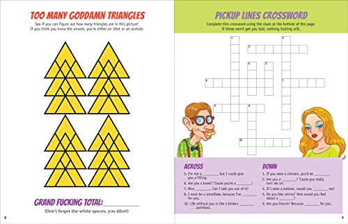 It's All F*cking Fun and Games (Profanity-littered word searches, crosswords, cryptograms, mazes, and more!)