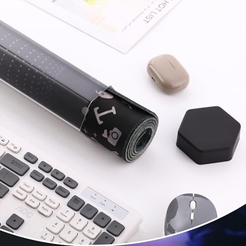 Lineshading 8 Pcs Hexagon Playmat Tube 15 Inch Easy in and Out Case Design, Playmat Holder Tube for Storage with Caps Compatible with MTG, Magic: The Gathering, RPG, Won't Roll Off Surfaces(Clear) - color: Clear
