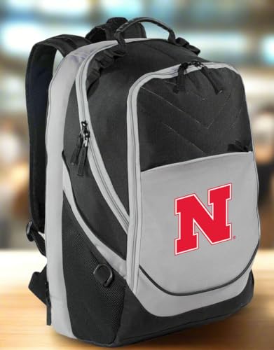 Broad Bay College Logo Backpack | Official Logo, Padded Laptop Computer Section, Premium 600 Denier Nylon Fabric, - color: Black & Gray