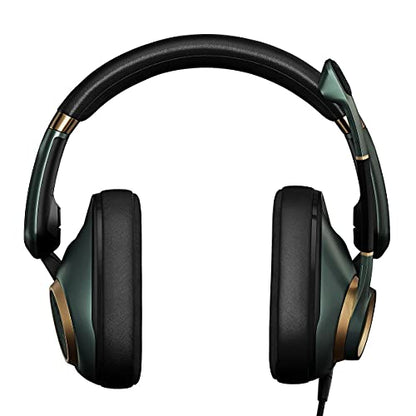 EPOS H6Pro - Closed Acoustic Gaming Headset with Mic - Over-Ear - Lift-to-Mute - Xbox/PS4/PS5/PC Headset - Gaming Accessories (Green) - color: Green, size: One-size
