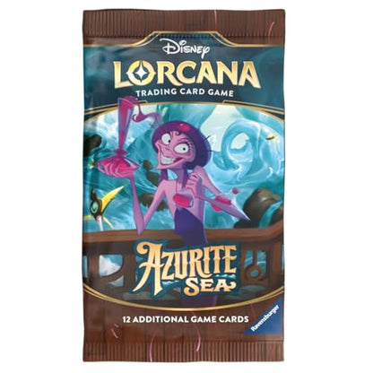 Ravensburger Disney Lorcana TCG: Azurite Sea Assorted Single Booster Pack (12 Cards) | Collectible Trading Cards | Ideal for Disney Fans & TCG Players | Suitable for Ages 8+