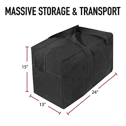 Rothco Canvas Parachute Cargo Bag | Built From Rugged Canvas, This Spacious Cargo Bag Hauls Gear With Ease—Durable, Reliable, And Ready - color: Olive Drab