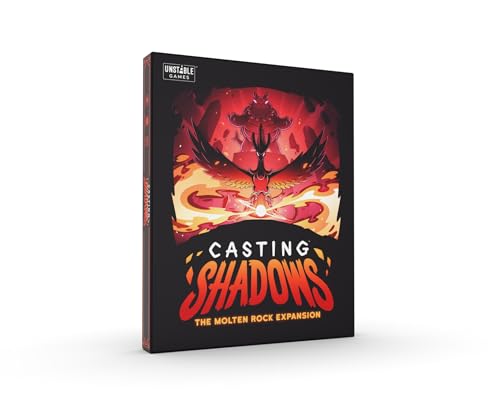 Unstable Games - Casting Shadows: Molten Rock Expansion - Designed to be Added to Your Casting Shadows Base Game - Great for Family Game Night - color: Molten Rock Expansion Pack