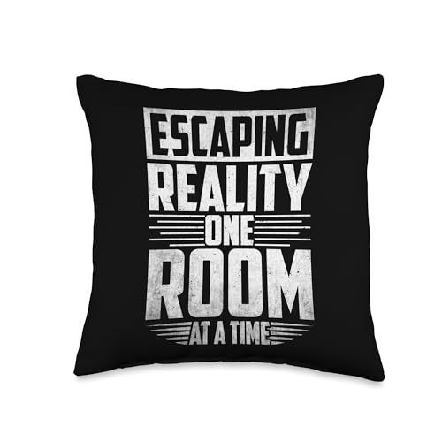 Escape Room Game Exit Game Escape Room Master Exit Game Throw Pillow - size: 16x16