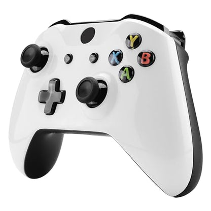 eXtremeRate Glow in The Dark Faceplate Cover Case, Front Housing Shell Replacement Kit for Xbox One S & Xbox One X Controller (Model 1708) - Controller NOT Included - color: Glow in The Dark