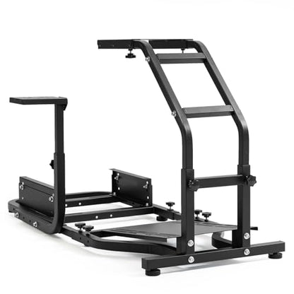 Dardoo Racing Simulator Cockpit Gaming Frame Fit for Logitech G27 G29 G920 G923,for Thrustmaster T300,for Fanatec,Adjustable Driving Steering Wheel Stand,Not Included Wheel, Pedal and Seat