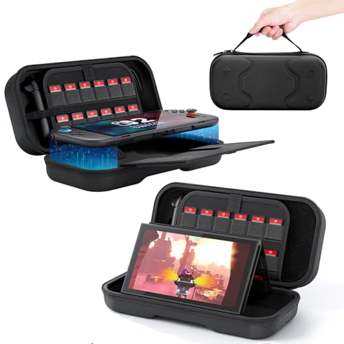 Haikun Upgrade Large Capacity Carrying Switch 2 Case 2025 Compatible with Nintendo Switch 2,Switch 2 Bag Travel Hard Case, 24 Game Cartridges, Hard Shell Portable Travel Pouch[nintendo_switch_2]