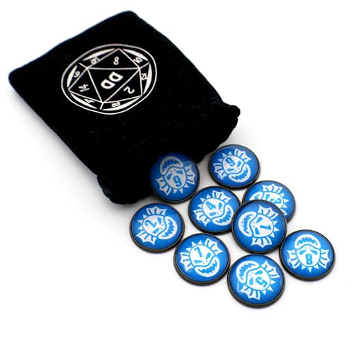 D&D Numbered Monster Token Markers for Dungeons and Dragons (Merfolk) - style: Merfolk