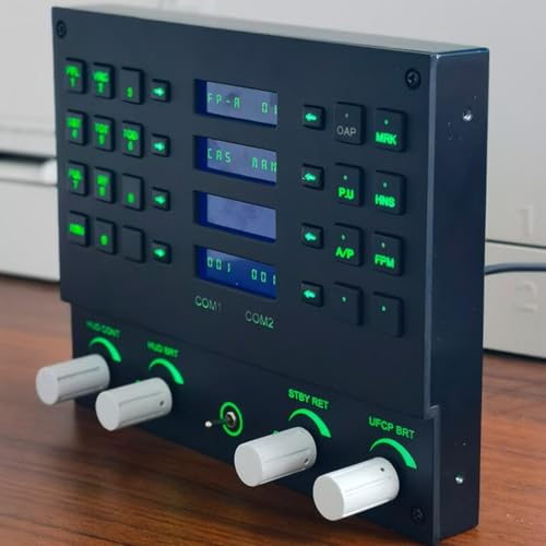 Flight Simulator Controller, UFCP Up Front Control Panel for PC Flight Simulators, Compatible with JF-17, F/A-18 F16 in DC-S - style: UFCP Front Control Panel