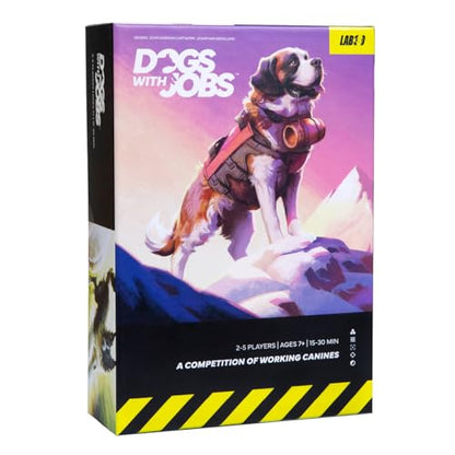 Dogs With Jobs – Drafting Card Game for 2–5 Players – Recruit Working Dogs, Tackle Jobs & Outscore Rivals – 15–30 Minutes for Gamers and Families – Ages 7+ - Lab 380