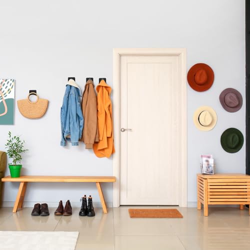 30 Pcs Headphone Wall Hangers Adhesive Gaming Headset Holder Hooks for Wall Mount Strong Universal Stand Hooks for Most Headphone Controller, Hat, Baseball Caps, Door, Closet (Black) - color: Black