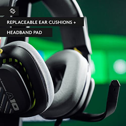 Logitech G A10 Gen 2 Cross-Platform Wired Gaming Headset - Black/PS Edition | 3.5mm Headphone Jack, 32mm Drivers, Flip-to-Mute Mic, Over-Ear Cup Design - color: Black/PS Edition