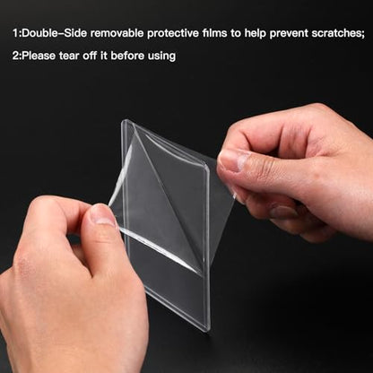 25 Pcs Super Clear Regular Toploaders Standard Card 35pt | Standard Card Slightly Flexible 35pt Top Loaders Premium Hard Plastic Protectors for MTG & YUGIOH Cards - size: W25 PACK