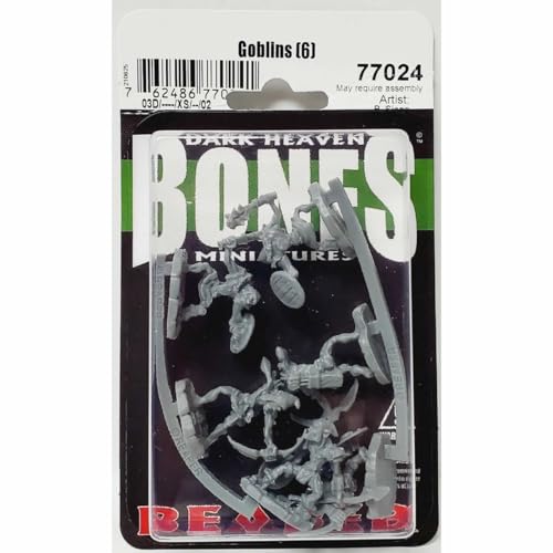 Reaper 77024: Goblins (6) Dark Heaven Bones Plastic Miniatures