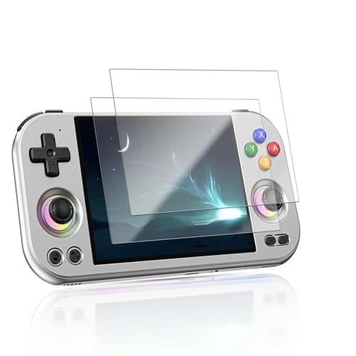 2 Pack Screen Protector for Anbernic RG477M Handheld Game Console, 9H Hardness Tempered Glass for Anbernic RG477M,Anti-Scratch, HD Clarity,Bubble Free
