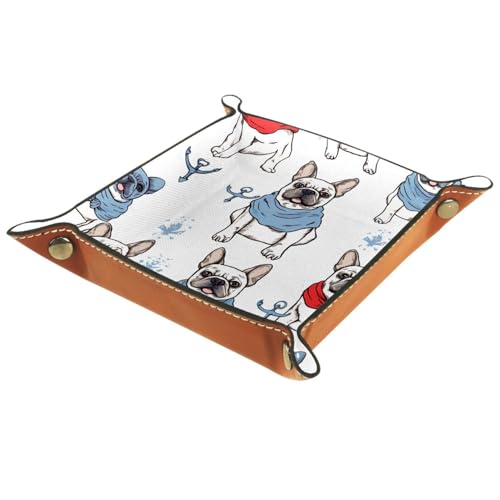 Bulldog Anchors Dice Tray Dice Rolling Tray Folding Dice Holder for Dice Games, Like RPG, DND and Other Table Games - color: Multi 19