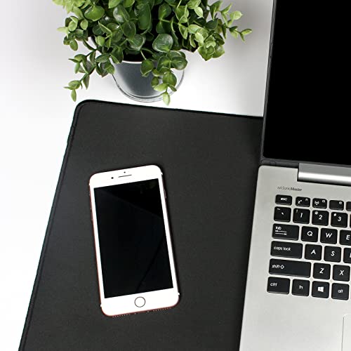 Wolaile Large Mouse Pad, 36x17 in Gaming Mouse Mat,Waterproof and Non-Slip Desktop Pad for Computer Keyboard,Black,XL