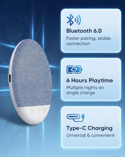 Under Pillow Speaker for Sleeping, Bluetooth Sleep Speaker with White Noise Machine and Timer, Headphone-Free Mini Sound Speaker for Side Sleepers (Pink) - color: Pink