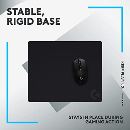 Logitech G440 Hard Gaming Mouse Pad (340x280x5) - Black | Optimized for gaming sensors, moderate surface, non-slip mat - size: M, style: Hard